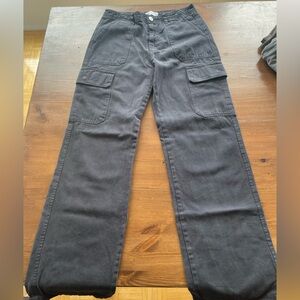 Zara Cargo Pants Navy